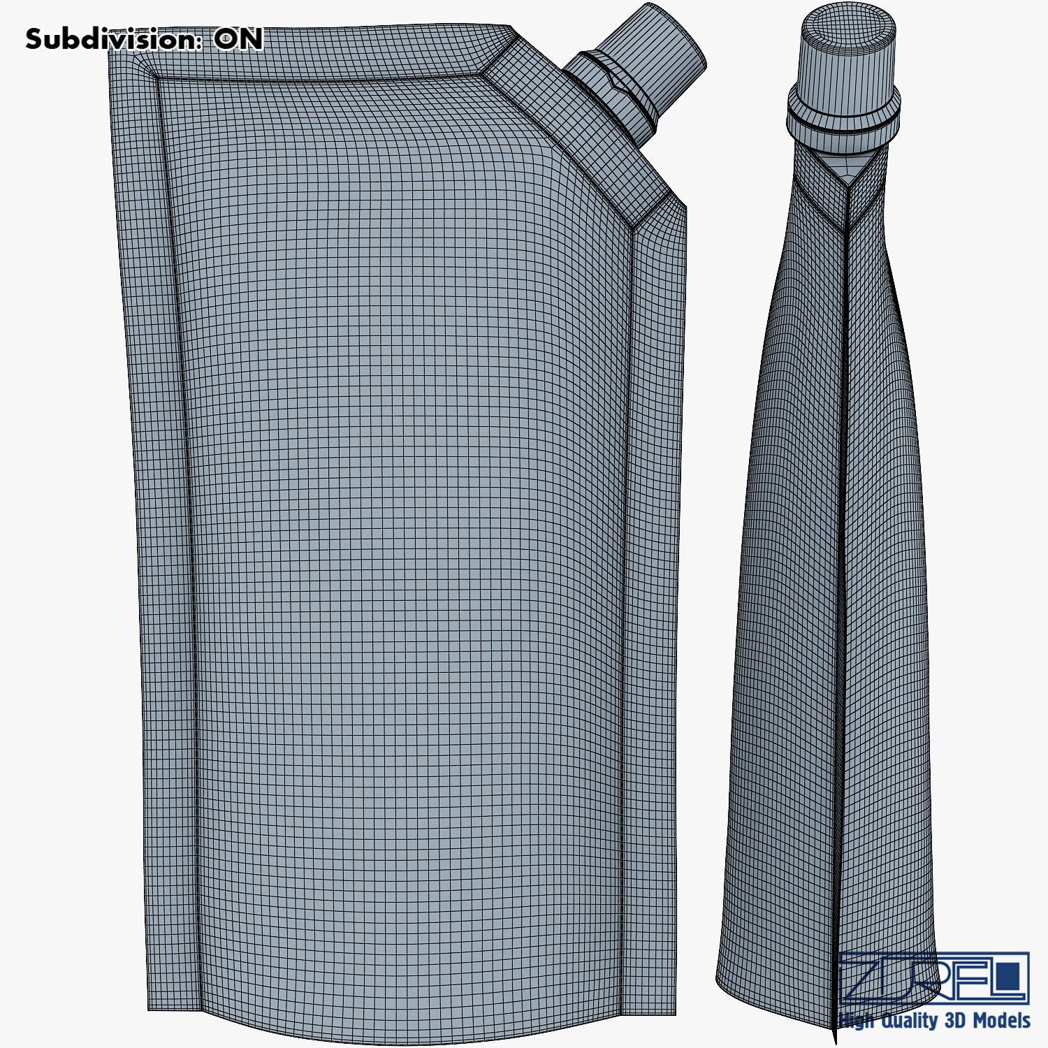 DoyPack Packaging v 3 3D model_12