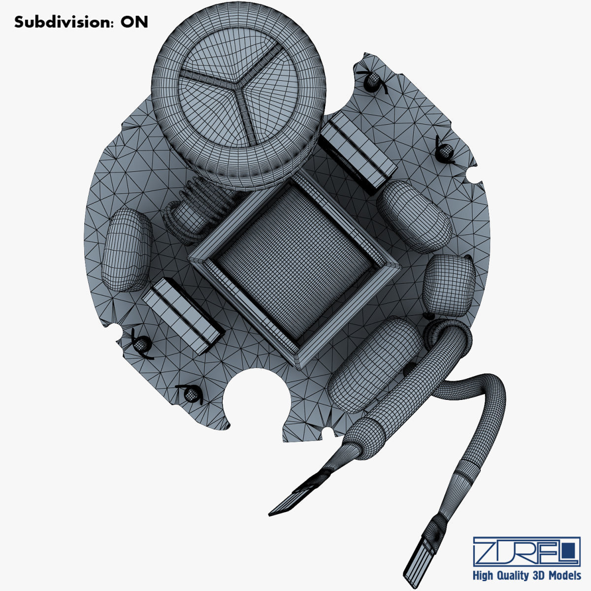 Circuit board v 1 3D model_32