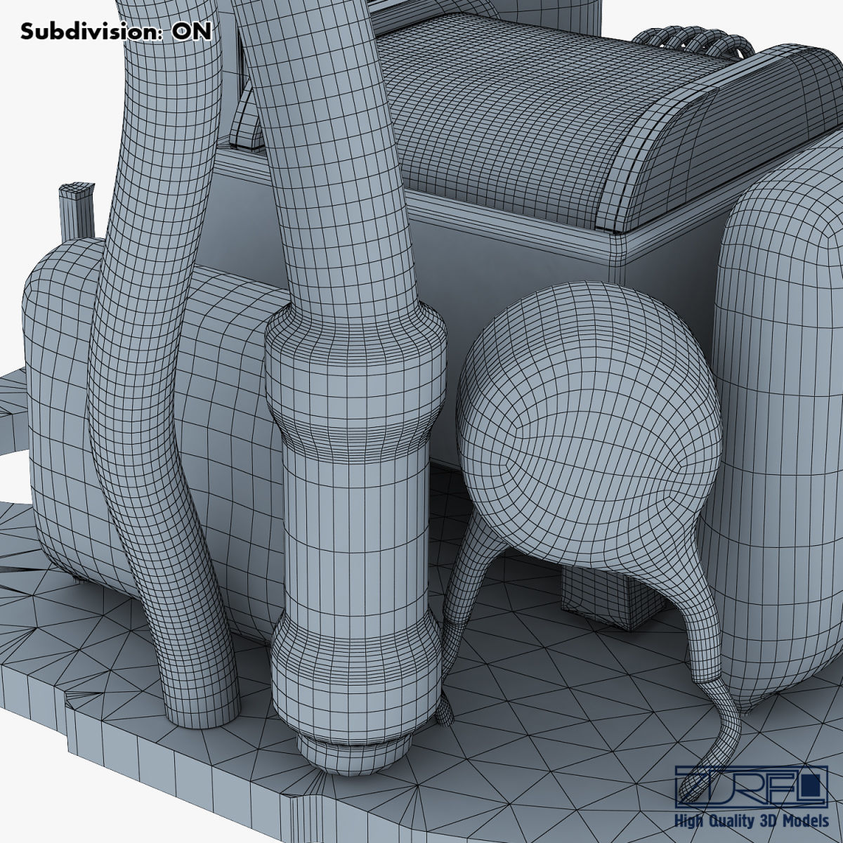 Circuit board v 1 3D model_46