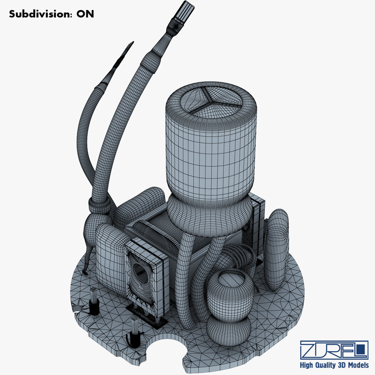 Circuit board v 1 3D model_28