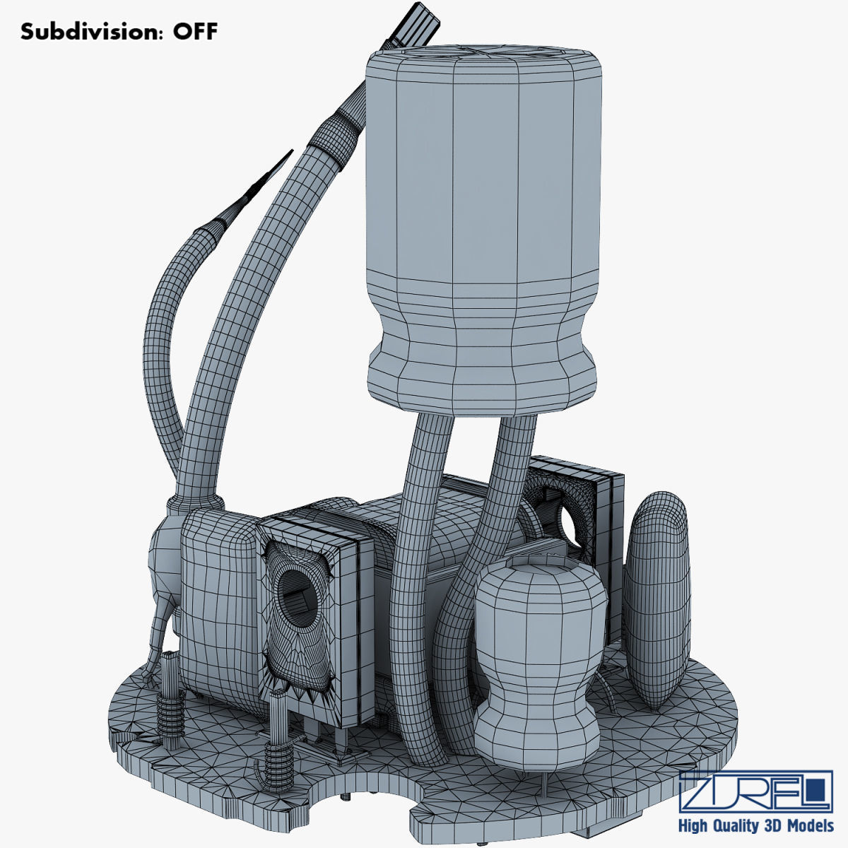 Circuit board v 1 3D model_25