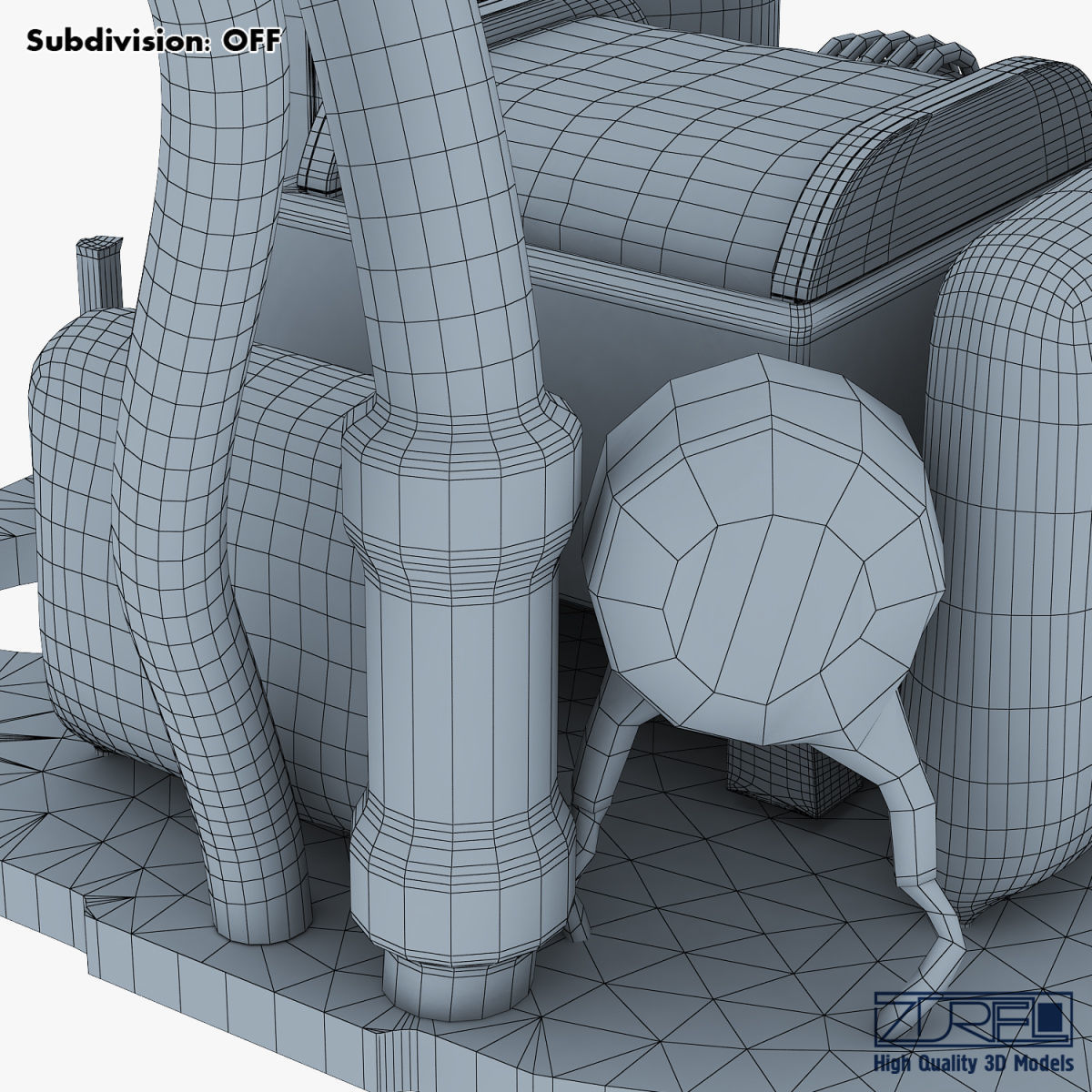 Circuit board v 1 3D model_47