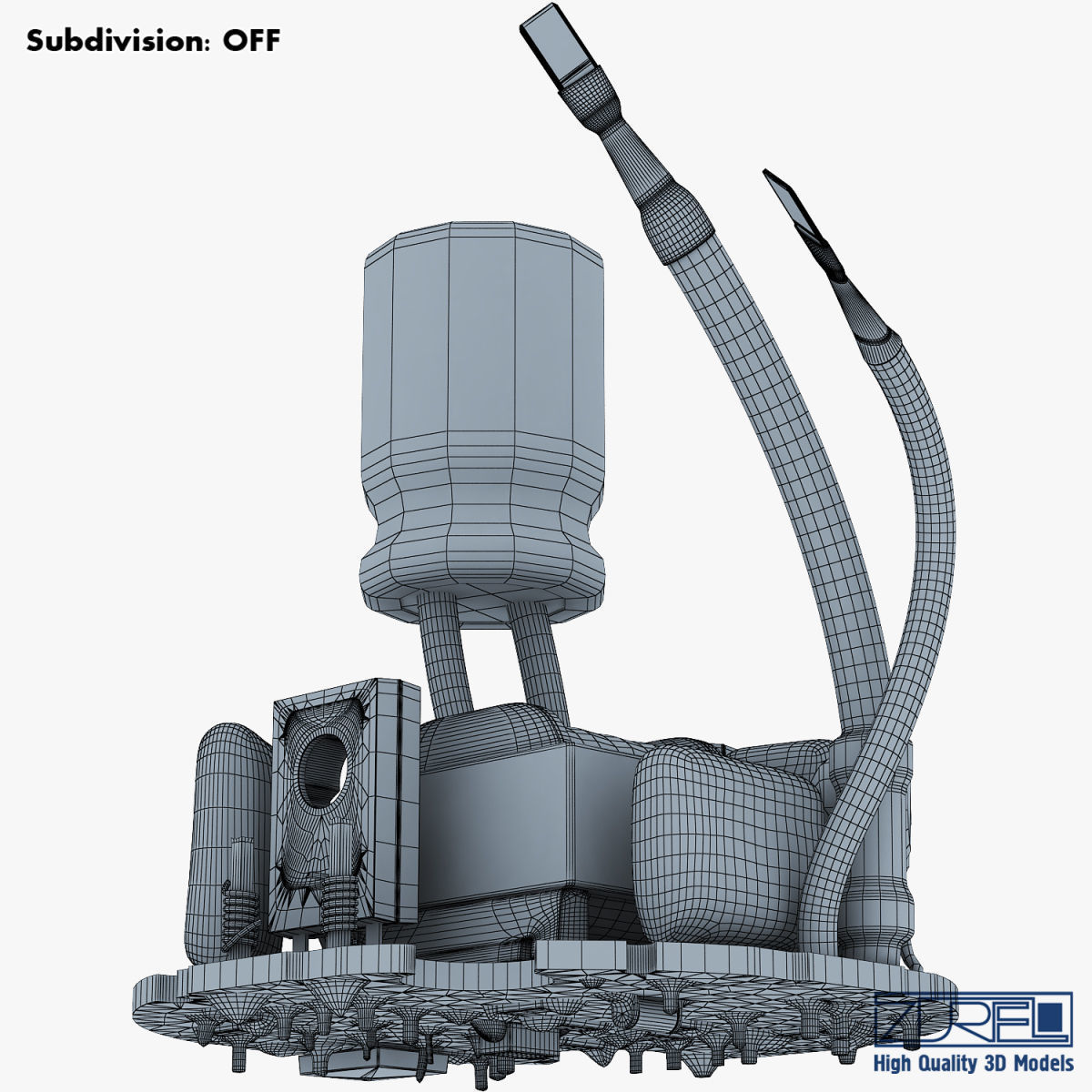 Circuit board v 1 3D model_37