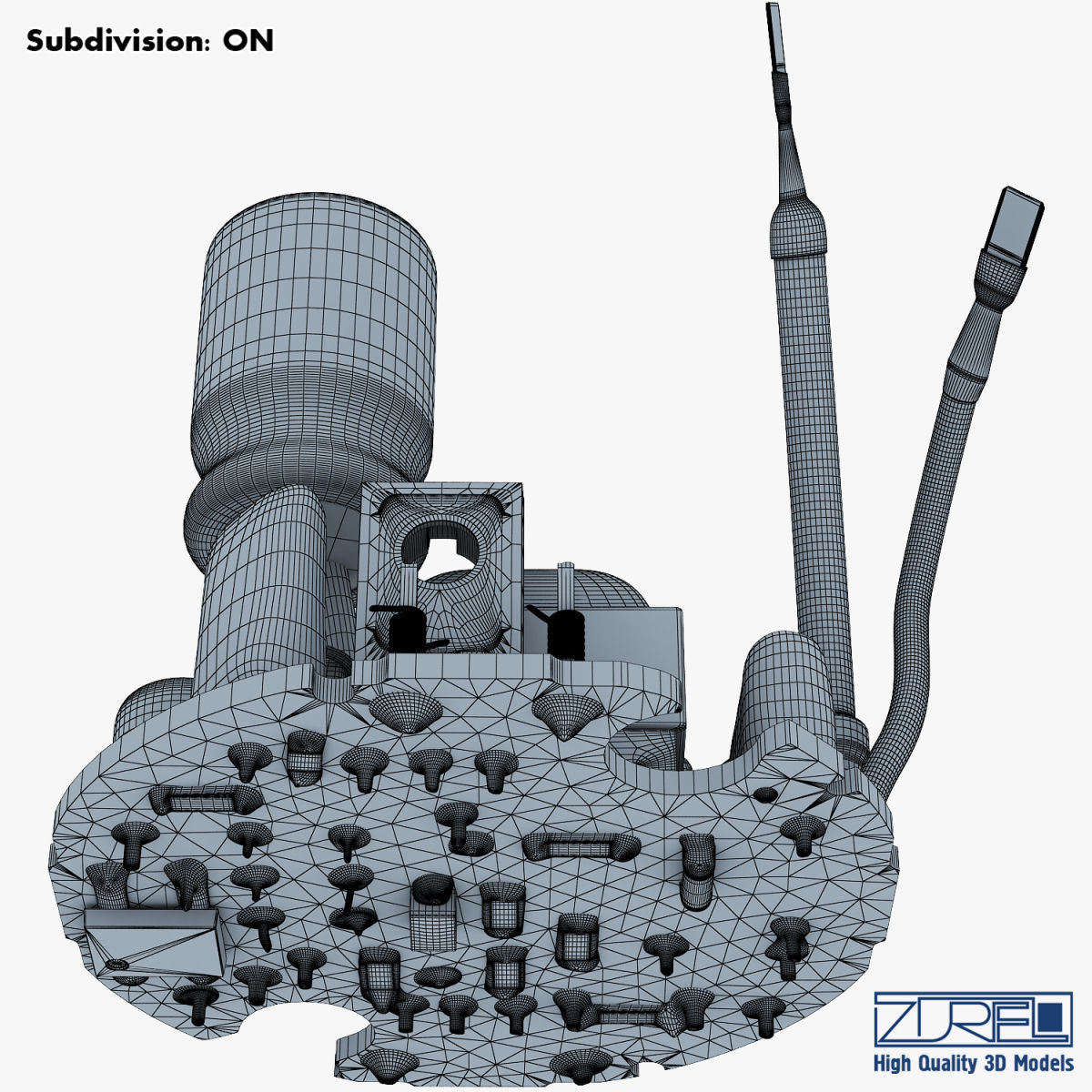 Circuit board v 1 3D model_38