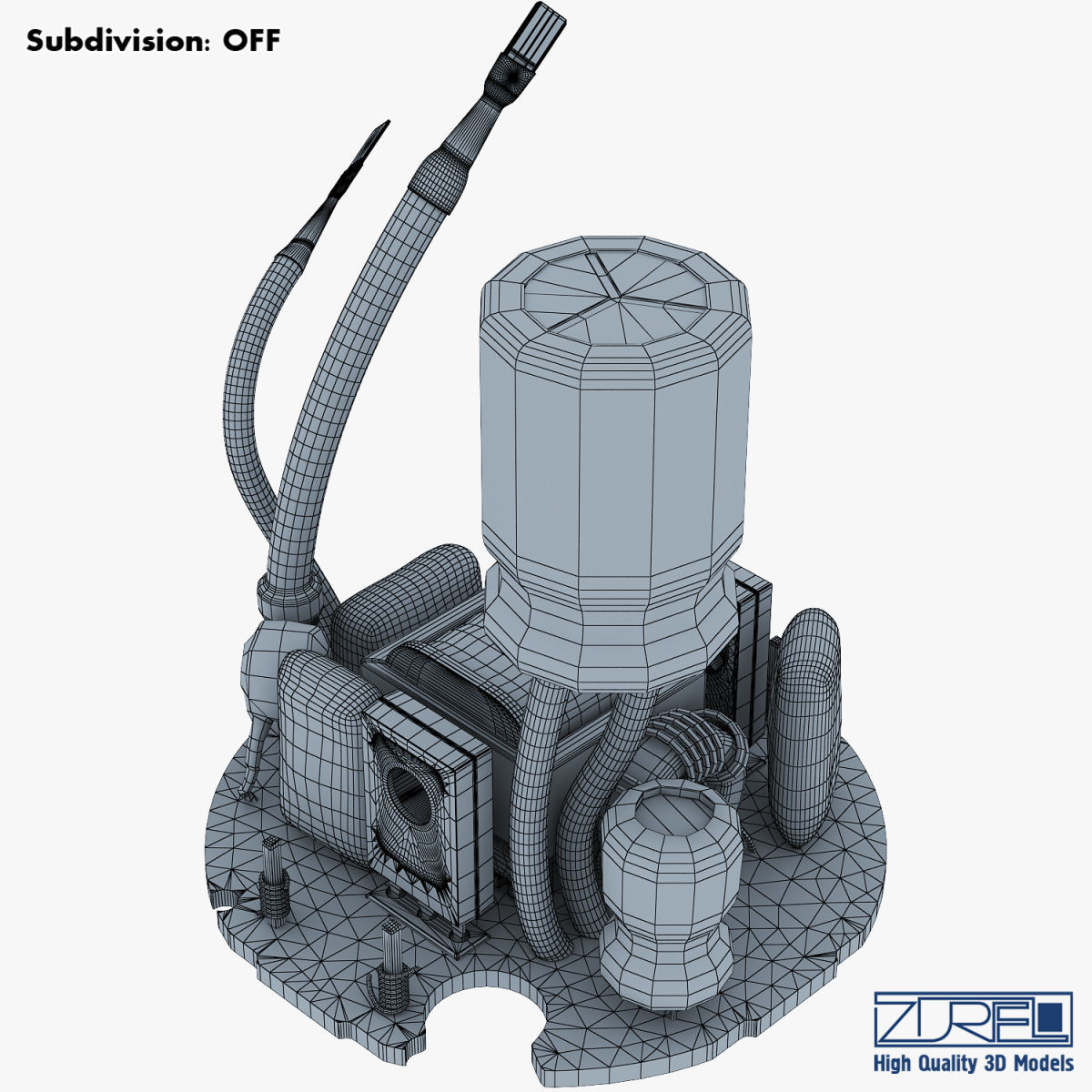 Circuit board v 1 3D model_29