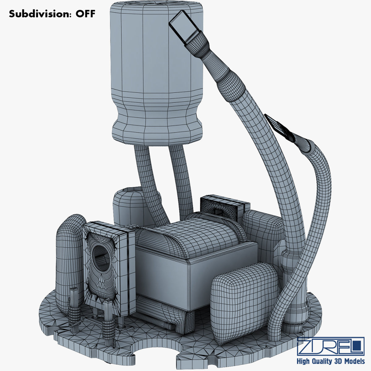 Circuit board v 1 3D model_27