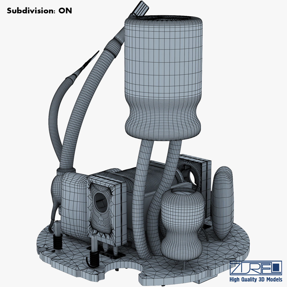 Circuit board v 1 3D model_24