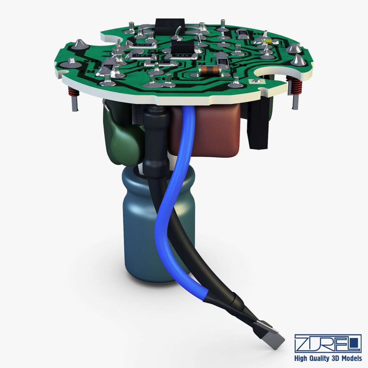 Circuit board v 1 3D model_15