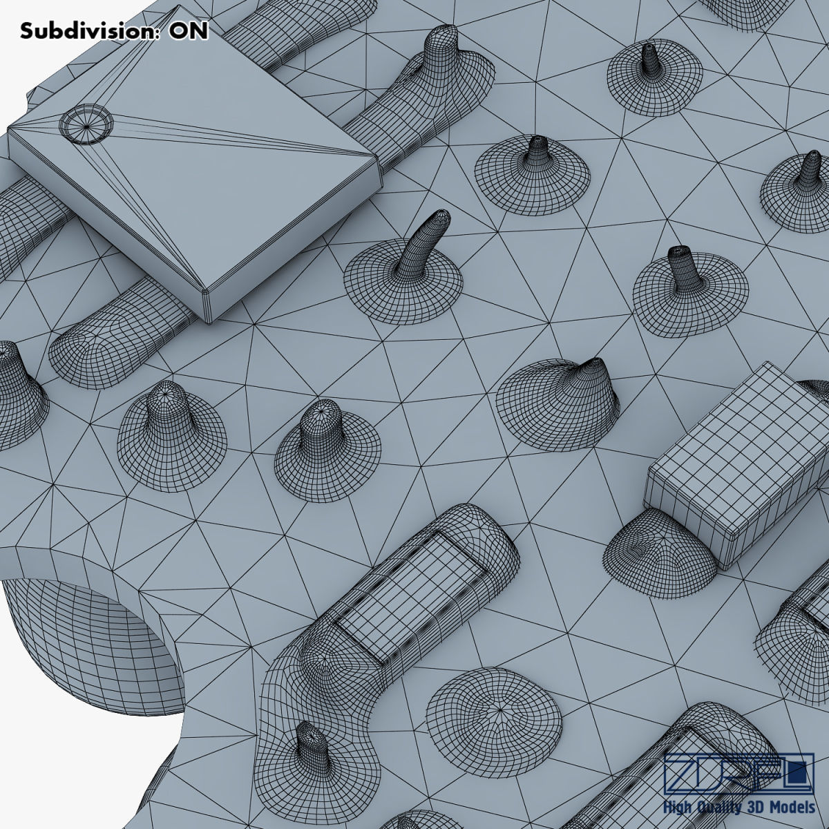 Circuit board v 1 3D model_48