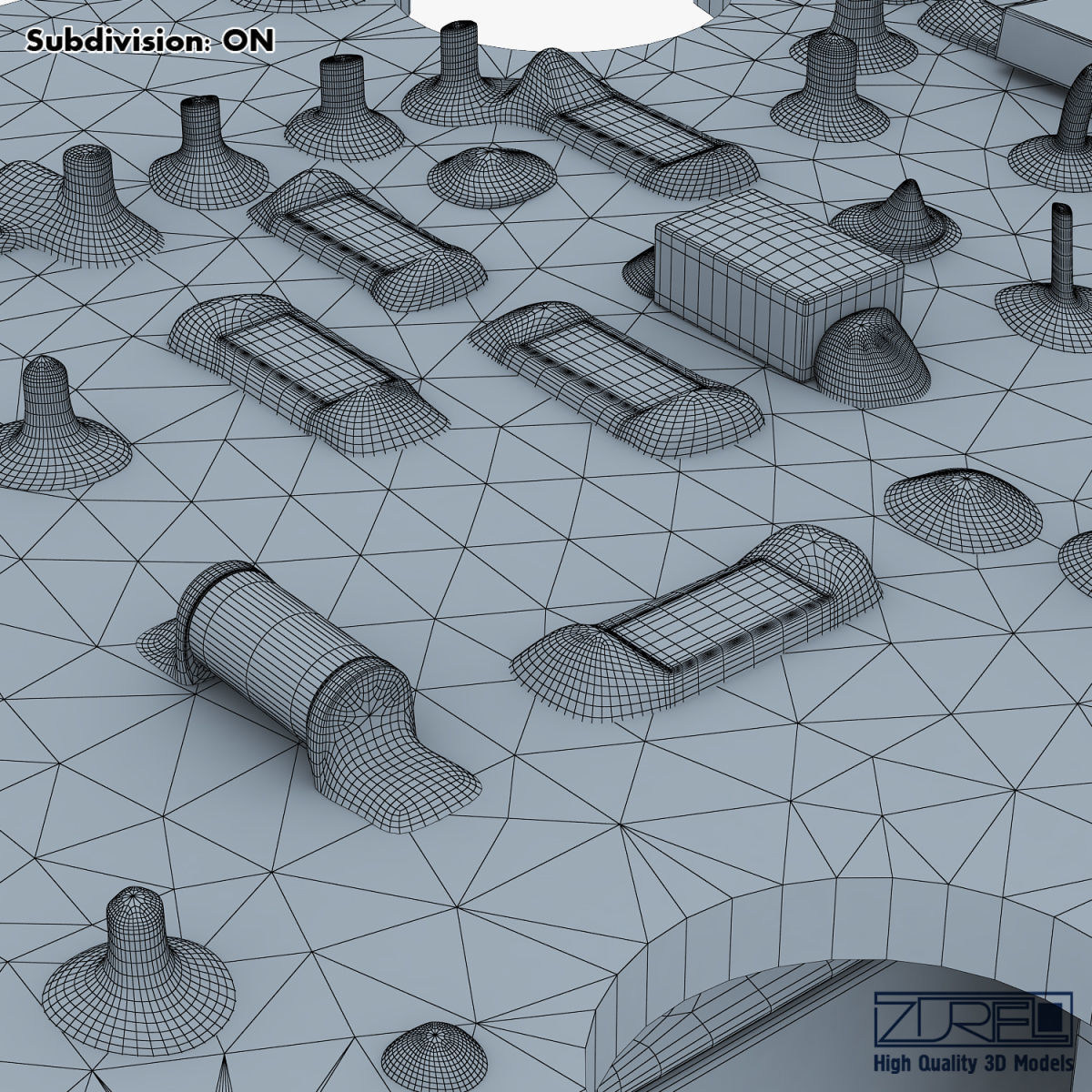 Circuit board v 1 3D model_50