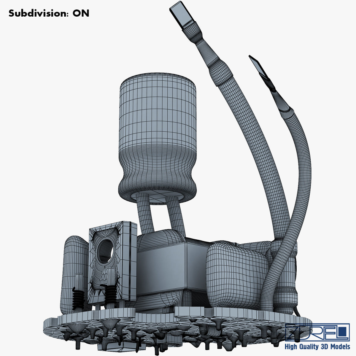 Circuit board v 1 3D model_36