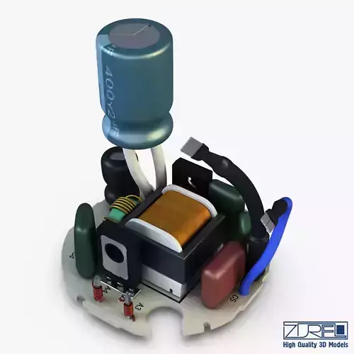 Circuit board v 1 3D model