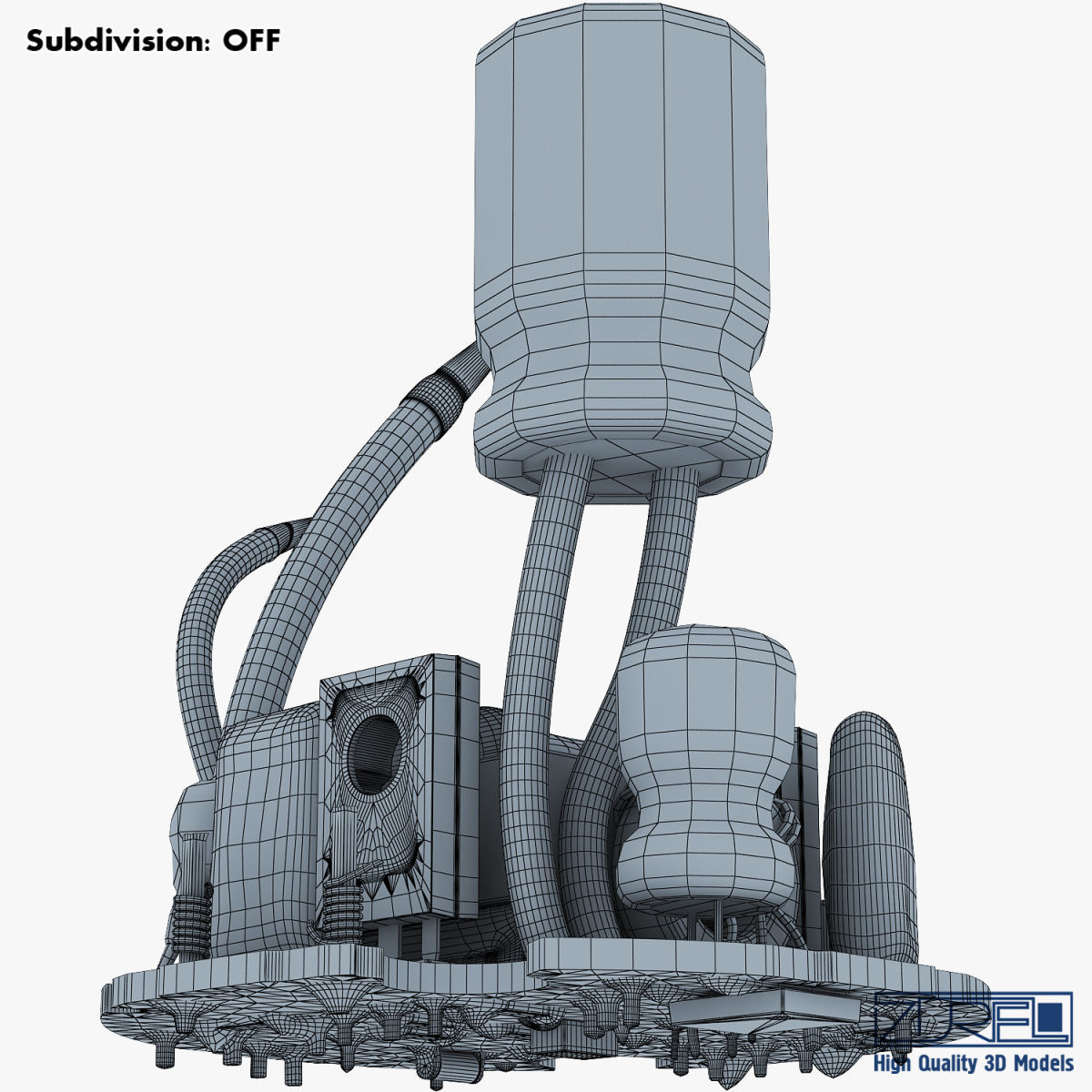Circuit board v 1 3D model_35