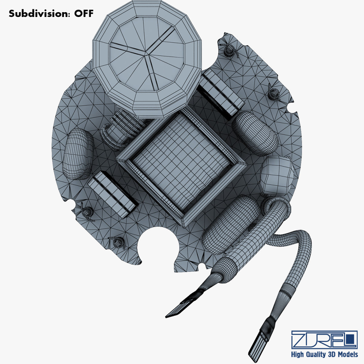 Circuit board v 1 3D model_33