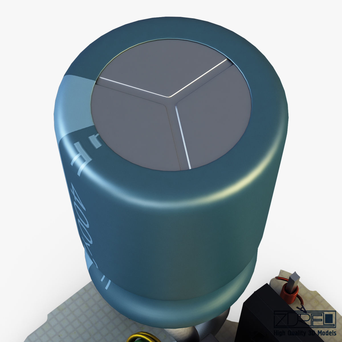 Circuit board v 1 3D model_19