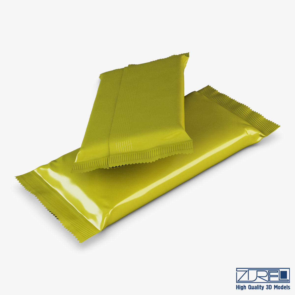 Candy wrapper v 9 3D model_4