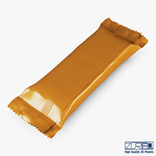 Candy wrapper v 8 3D model 2