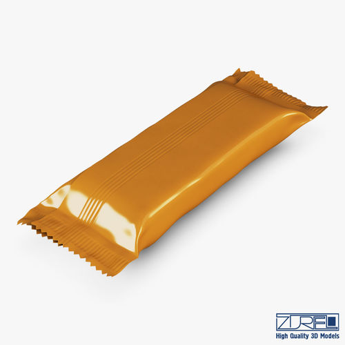 Candy wrapper v 8 3D model 4