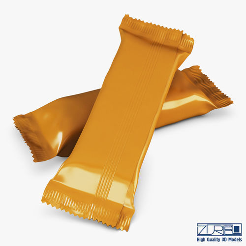 Candy wrapper v 8 3D model 6
