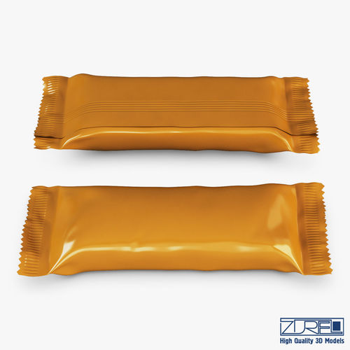Candy wrapper v 8 3D model 7