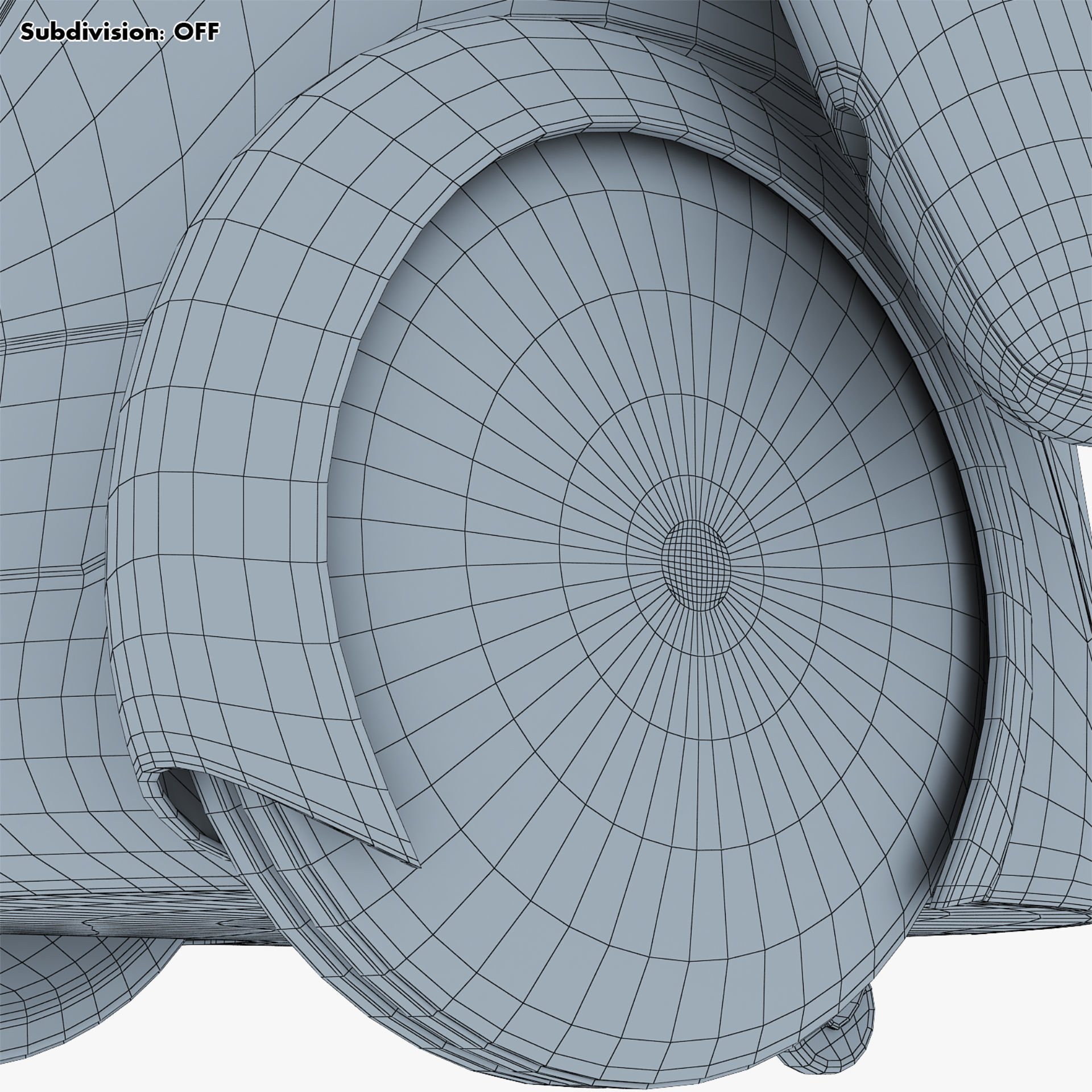Buddy Robot White M 2 3D model_55