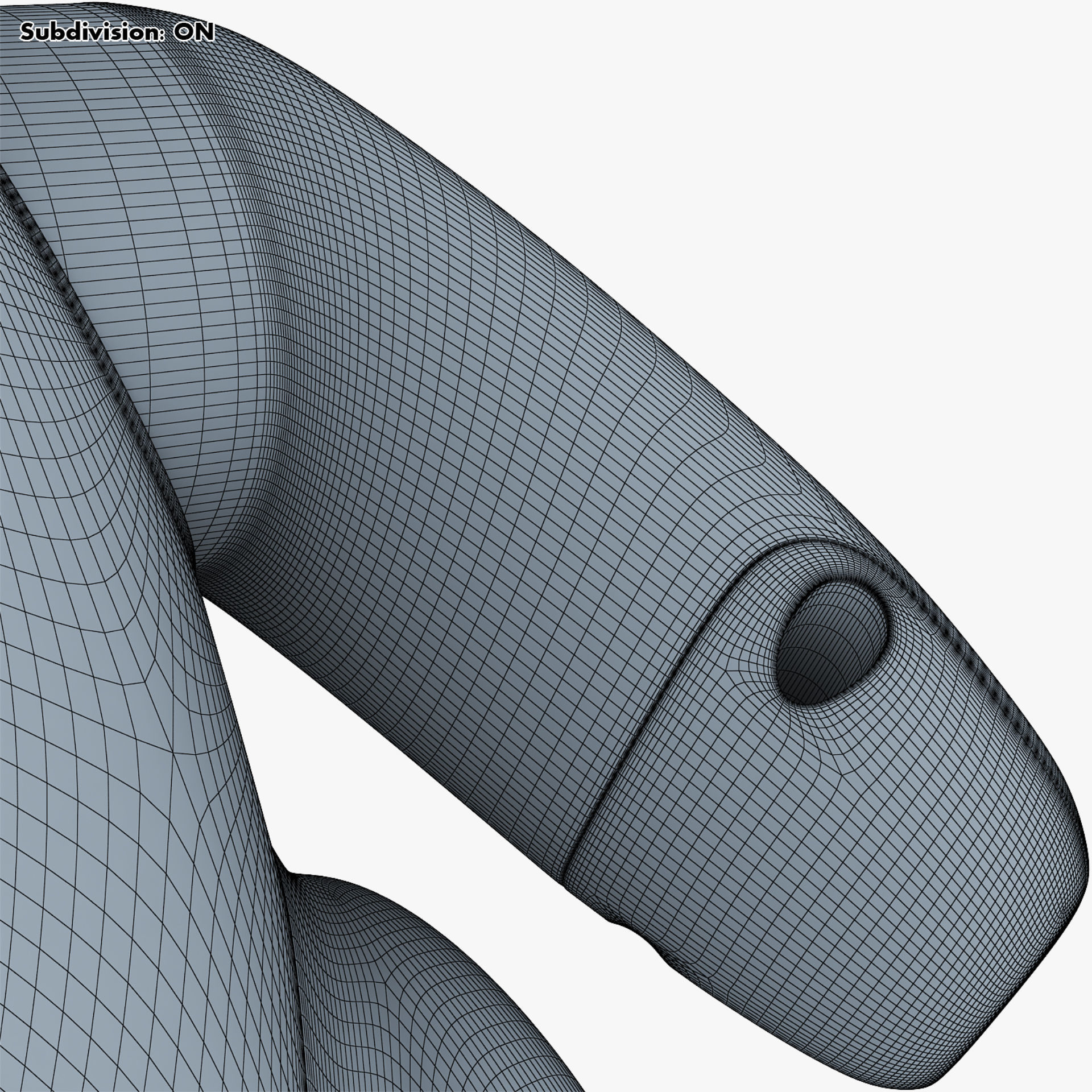 Buddy Robot White M 2 3D model_48
