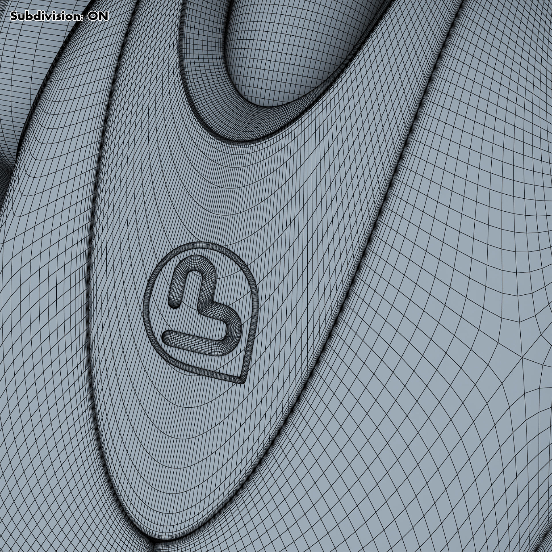 Buddy Robot White M 2 3D model_44