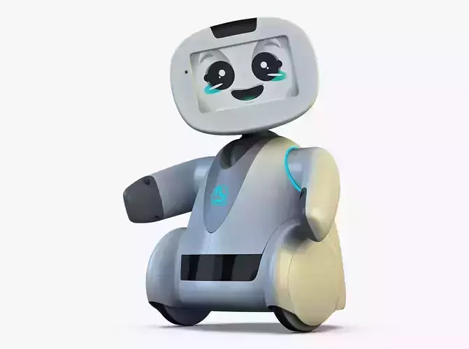 Buddy Robot White M 2 3D model