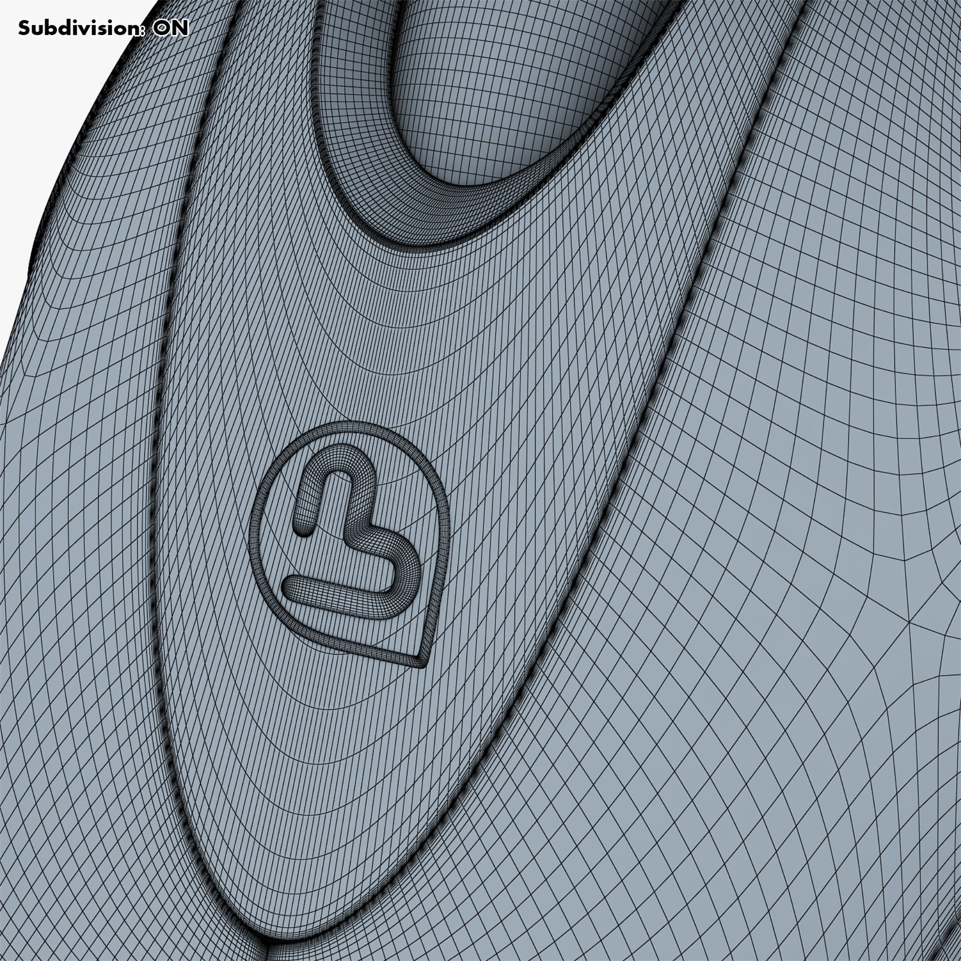 Buddy Robot White M 1 3D model_44