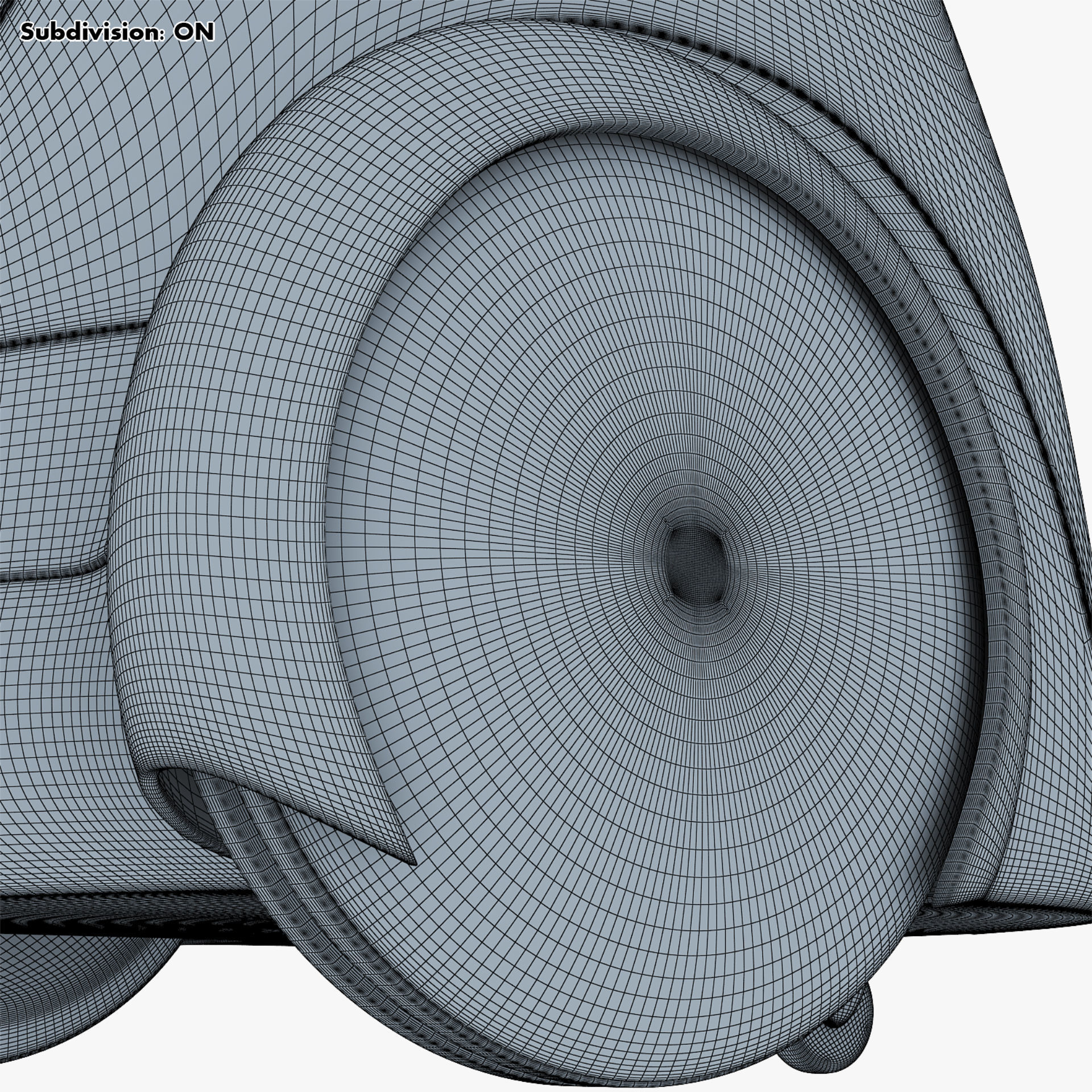 Buddy Robot White M 1 3D model_54