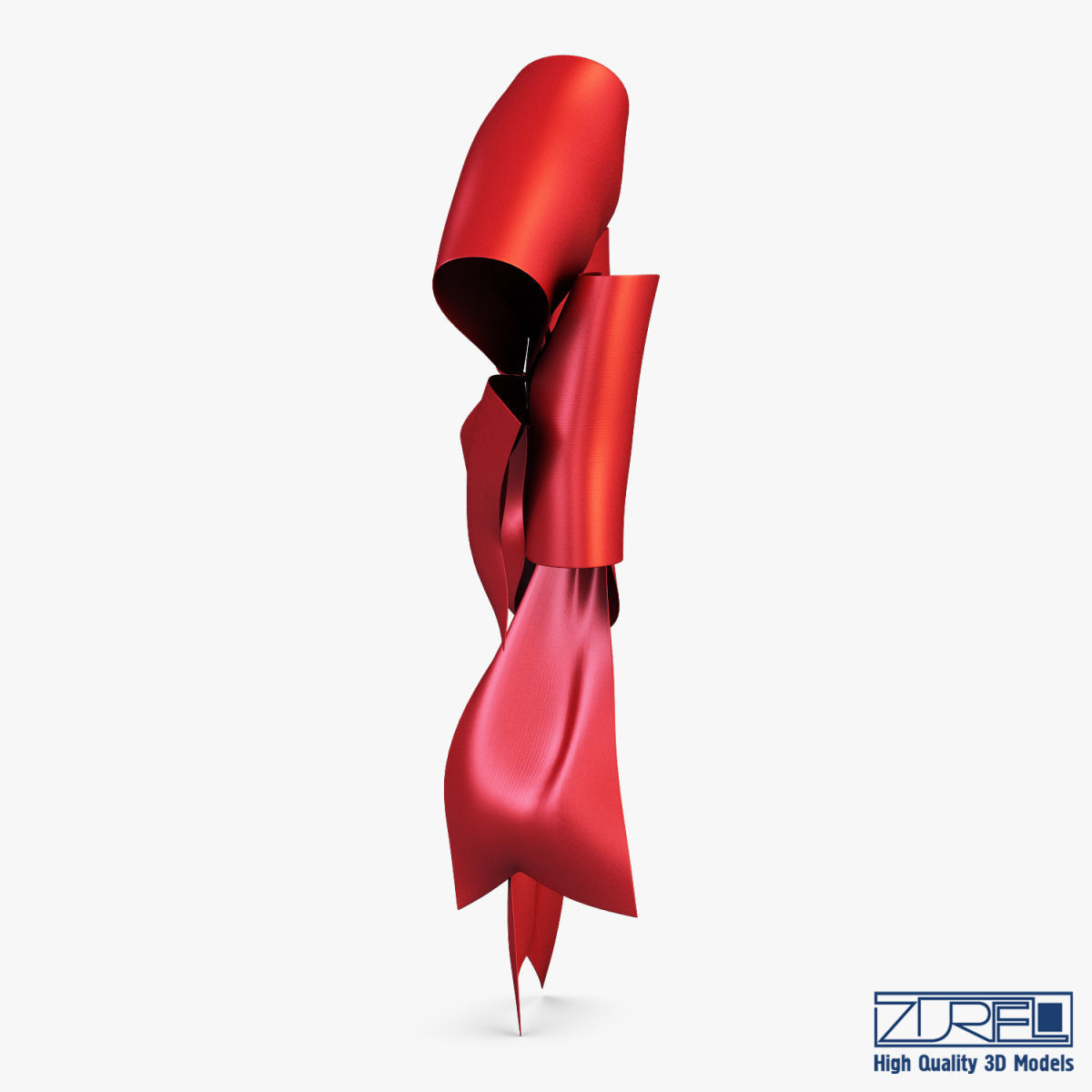 Bow v 1 olympic torch 3D model_11