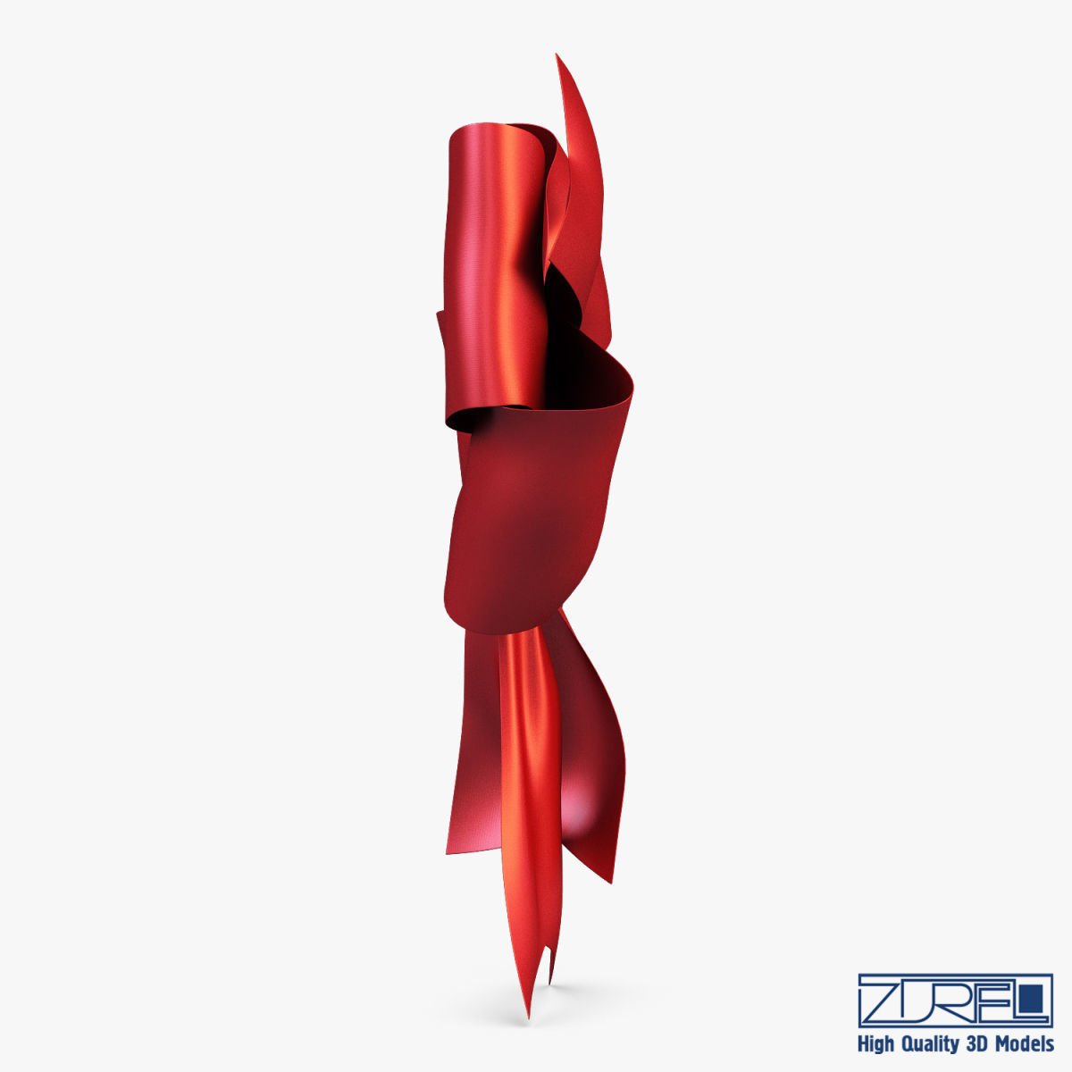 Bow v 1 olympic torch 3D model_10