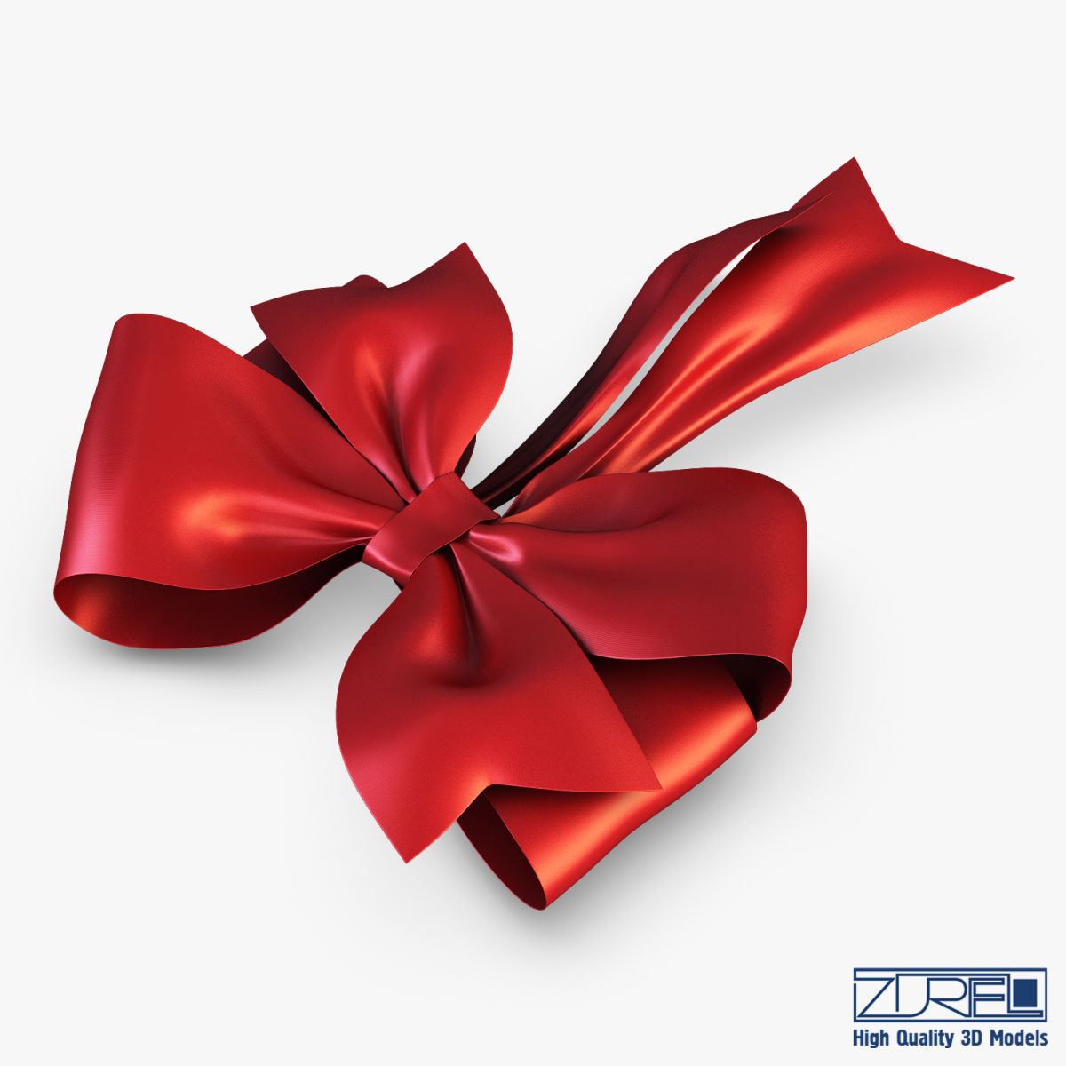 Bow v 1 olympic torch 3D model_4