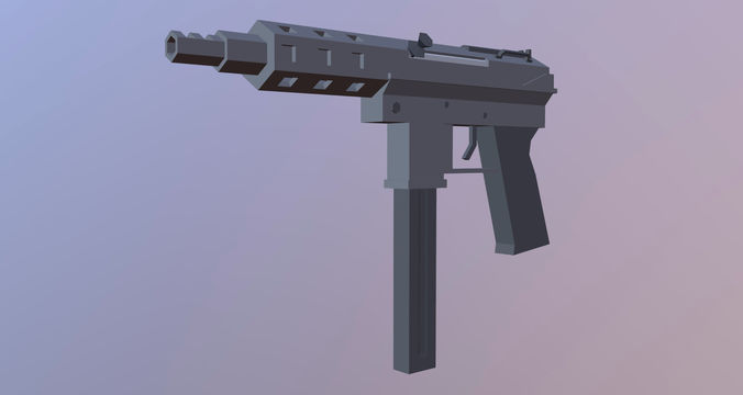 Tech 9 Low-poly 3D model