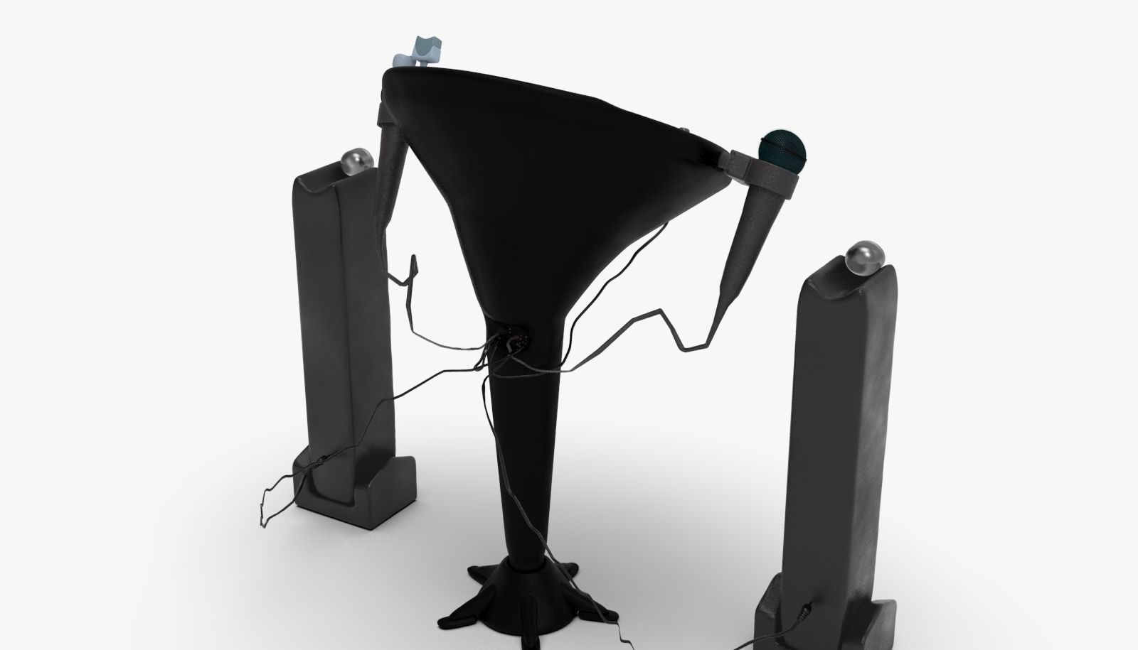 Singing Machine iSM1059BT TFT Display CDG Karaoke Player 3D model_6