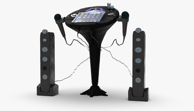 Singing Machine iSM1059BT TFT Display CDG Karaoke Player 3D model