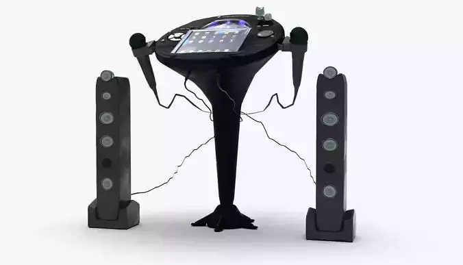 Singing Machine iSM1059BT TFT Display CDG Karaoke Player 3D model