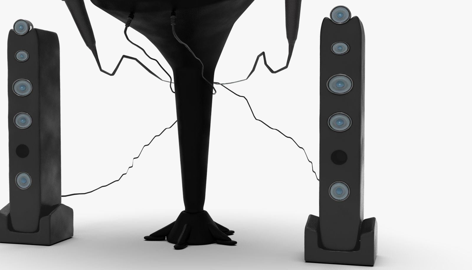 Singing Machine iSM1059BT TFT Display CDG Karaoke Player 3D model_1