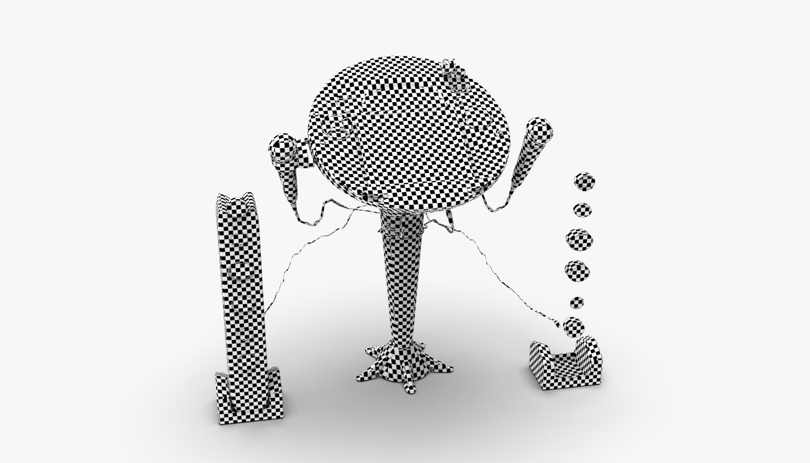 Singing Machine iSM1059BT TFT Display CDG Karaoke Player 3D model_7