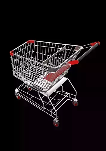 shopping cart 3D model