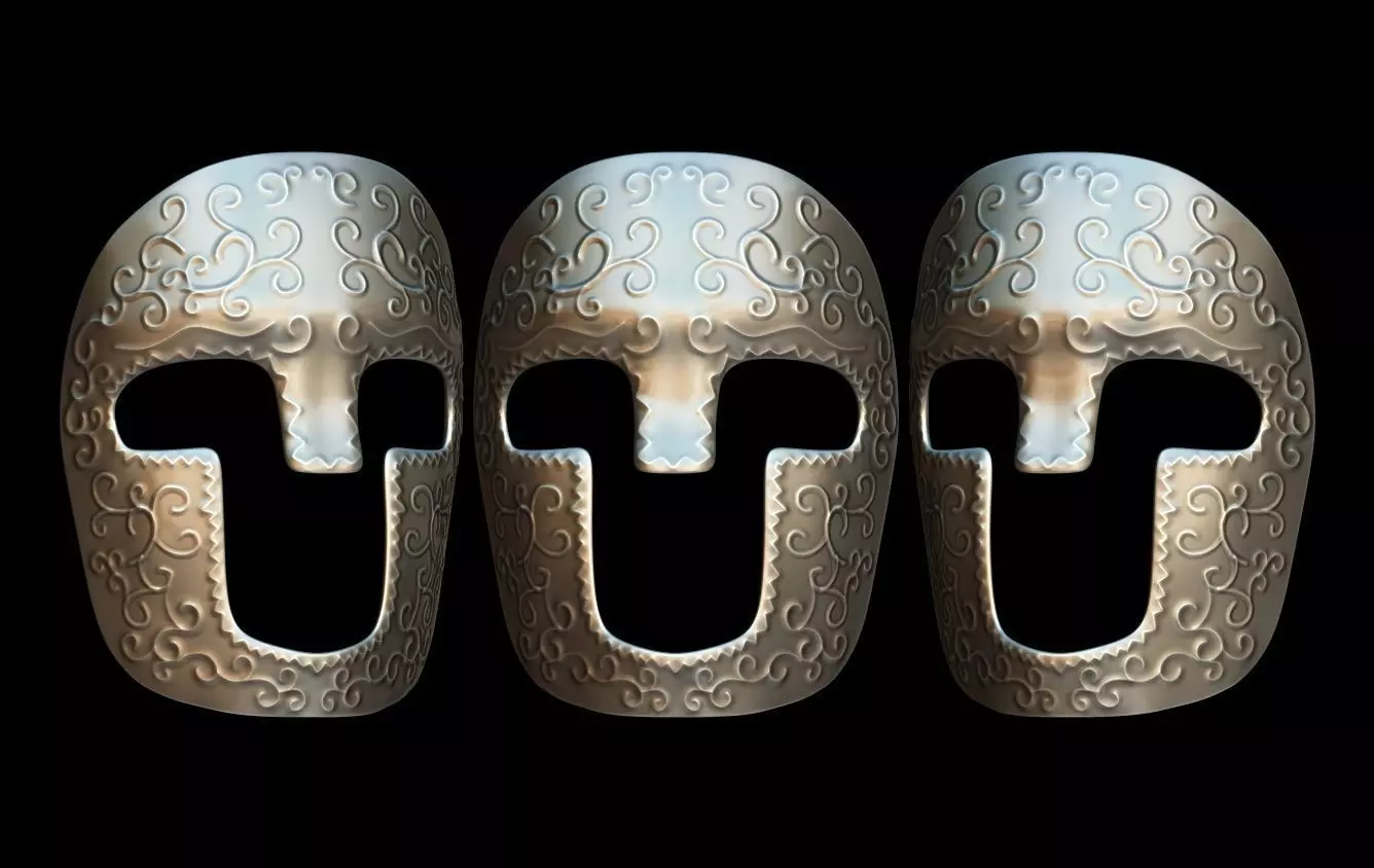 Mask Gladiator Warrior Free 3D model