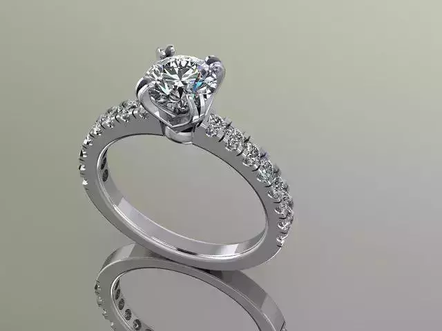 Diamond engagement ring