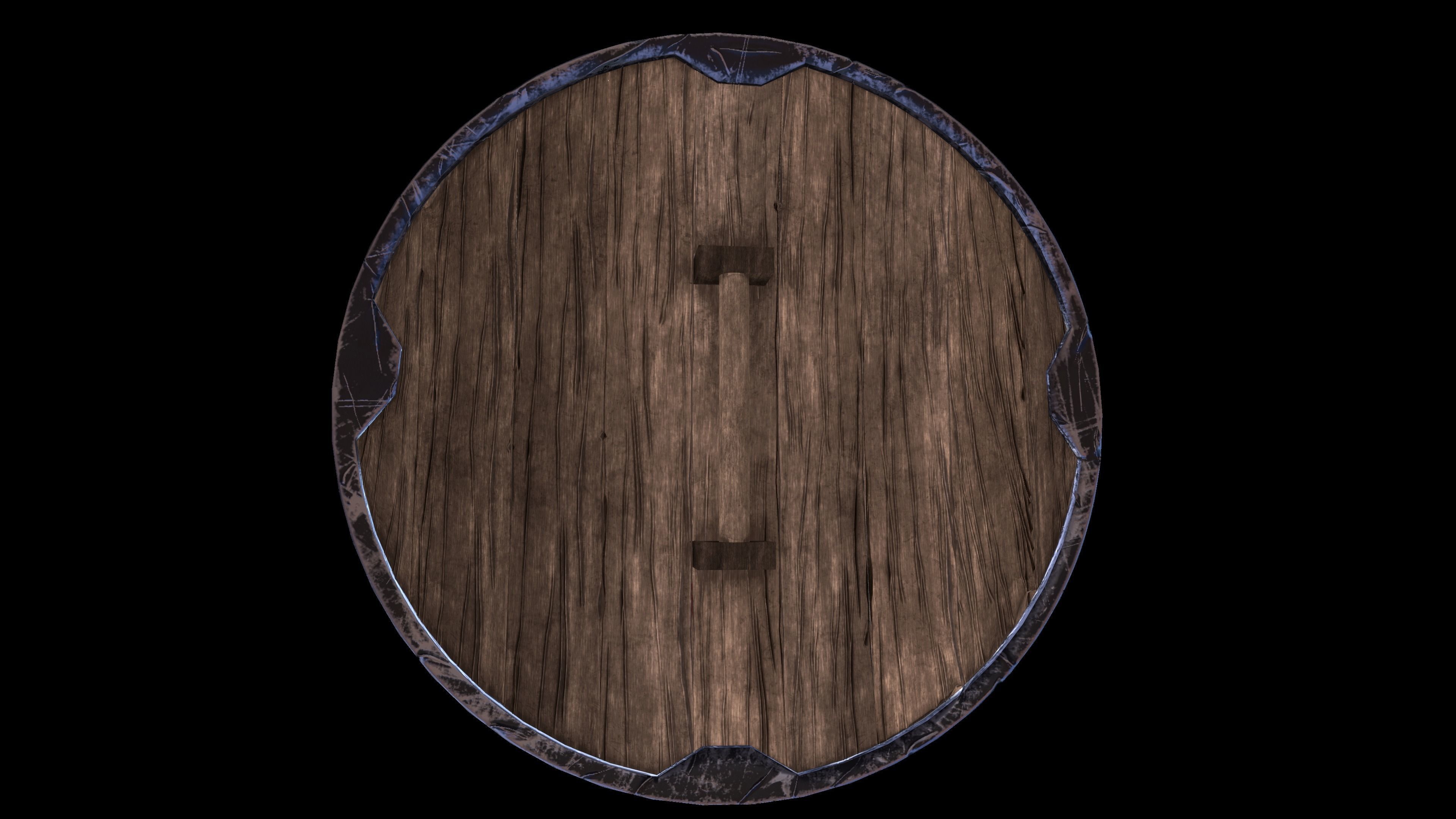 Round Shield  3D model_2