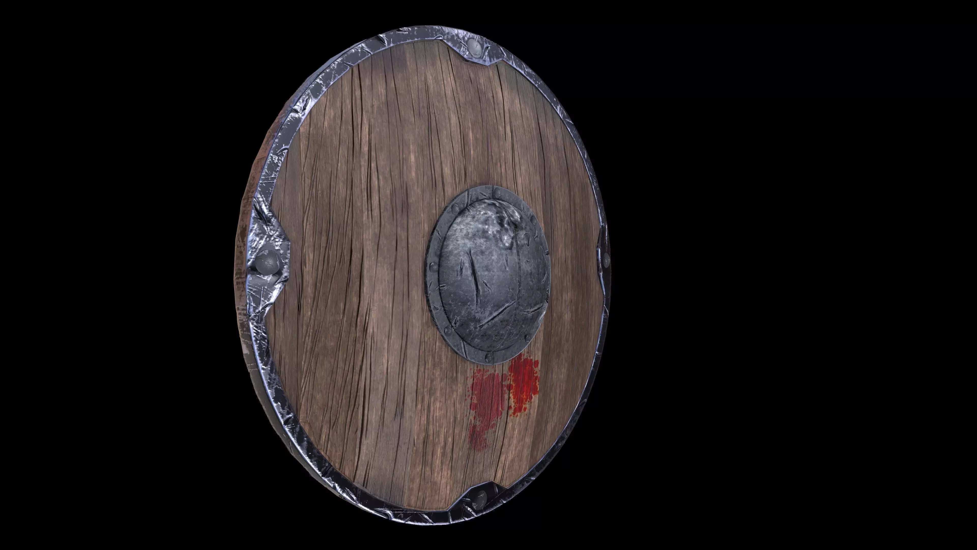 Round Shield  3D model_0