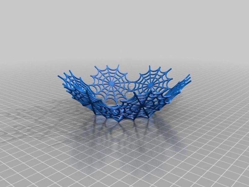 Web Candy bowl Free 3D print model_3