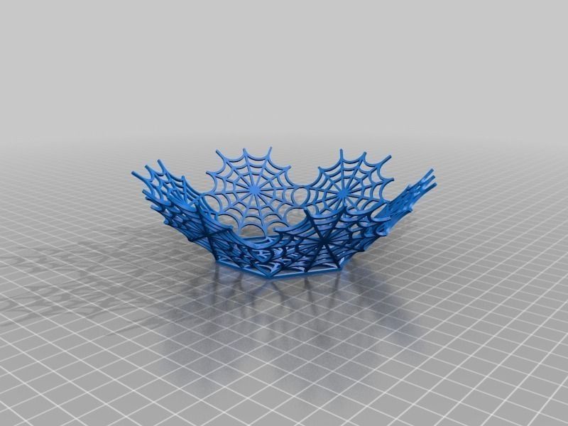 Web Candy bowl Free 3D print model_4