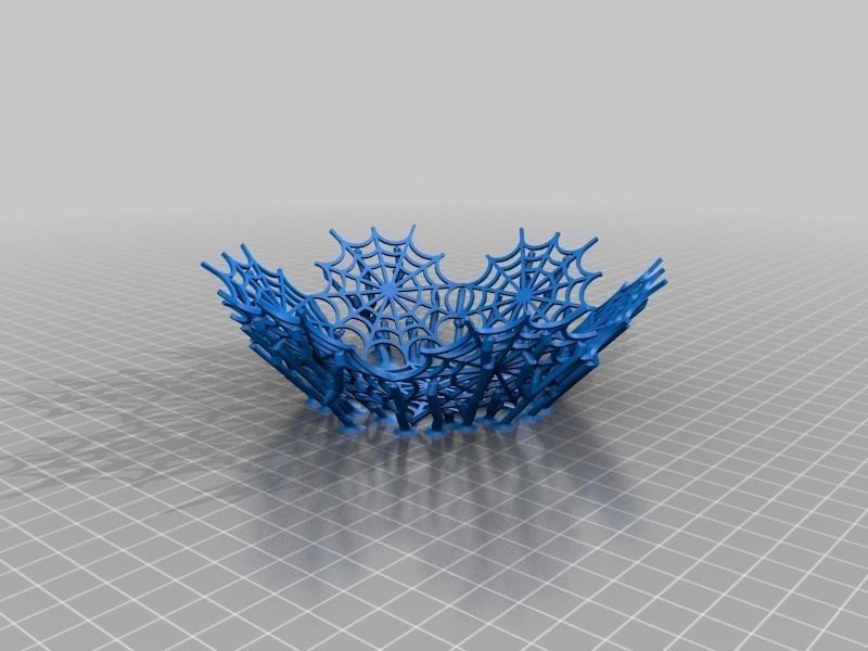 Web Candy bowl Free 3D print model_1