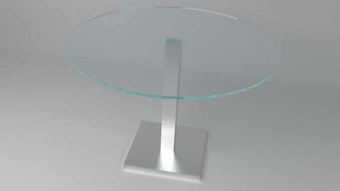 glass table 3D model