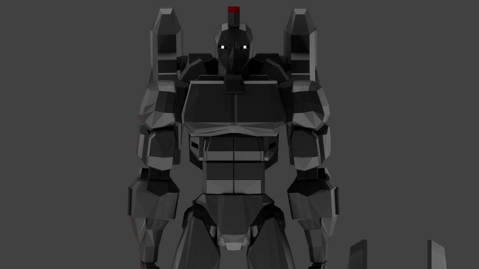 Spartan Class Mech Unit-01 Sator Low-poly 3D model_15