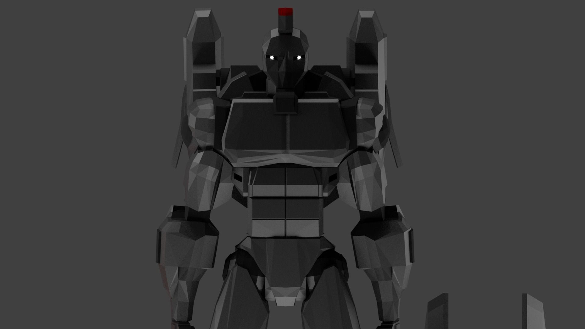Spartan Class Mech Unit-01 Sator Low-poly 3D model_14